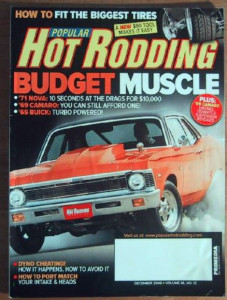 POPULAR HOT RODDING 2006 DEC - MONSTER PONCHO, BUDGET RIDES